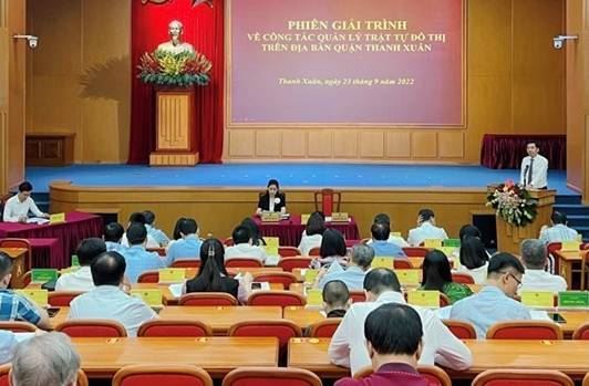 Quận Thanh Xuân: Bàn về giải pháp nâng cao công tác quản lý trật tự đô thị