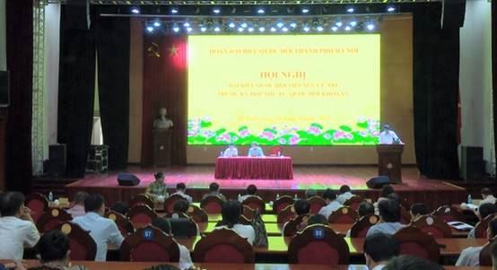 Đại biểu Quốc hội thành phố Hà Nội tiếp xúc cử tri huyện Mê Linh trước kỳ họp thứ 4 Quốc hội khóa XV