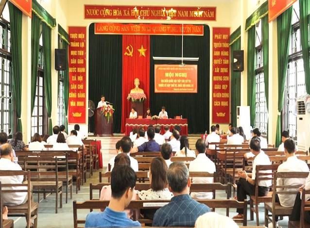 Đại biểu Quốc hội Thành phố Hà Nội tiếp xúc cử tri huyện Mỹ Đức
