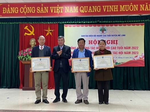 Ban Đại diện Hội Người cao tuổi huyện Mê Linh tổng kết công tác Hội năm 2022, triển khai phương hướng, nhiệm vụ năm 2023.