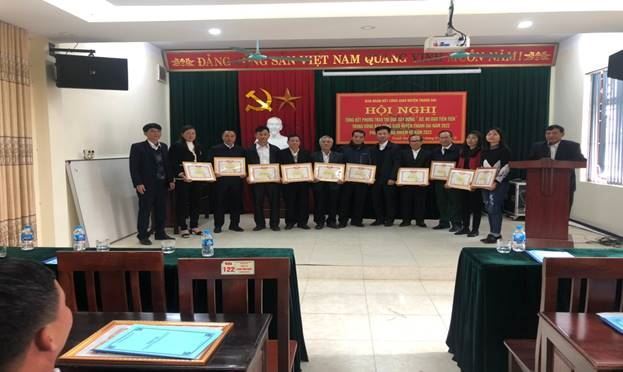 Ban Đoàn kết công giáo huyện Thanh Oai tổng kết phong trào thi đua xây dựng xứ, họ đạo tiên tiến  năm 2022