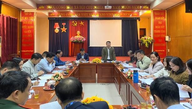 Huyện Thanh Trì giám sát công tác phổ biến giáo dục pháp luật và hoạt động hòa giải ở cơ sở năm 2022 tại xã Tân Triều.
