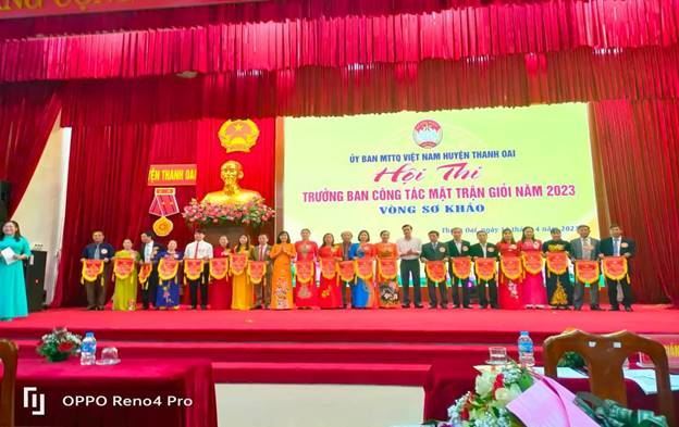 Thanh Oai tổ chức Hội thi Trưởng ban Công tác Mặt trận giỏi năm 2023 vòng sơ khảo
