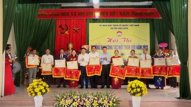 03 Cụm thi đua của Ủy ban MTTQ Việt Nam huyện Ứng Hòa tổ chức thành công Hội thi Trưởng ban Công tác Mặt trận giỏi năm 2023
