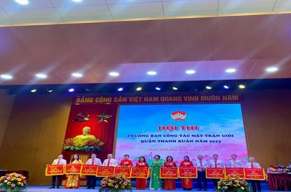 Ủy ban MTTQ Việt Nam quận Thanh Xuân tổ chức thành công Hội thi Trưởng ban Công tác Mặt trận giỏi năm 2023