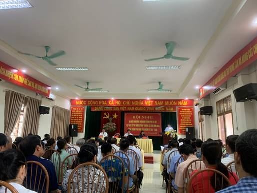 Đại biểu HĐND thành phố tiếp xúc cử tri tại thị xã Sơn Tây
