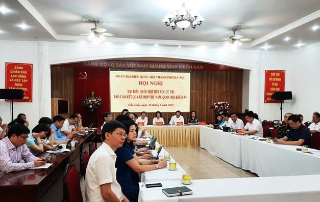 Ủy ban MTTQ Việt Nam quận Cầu Giấy chủ trì phối hợp tổ chức Hội nghị tiếp xúc cử tri sau kỳ họp thứ 5, Quốc hội khóa XV