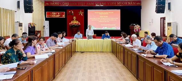 Ủy ban MTTQ Việt Nam huyện Thanh Trì phản biện các báo cáo UBND huyện 