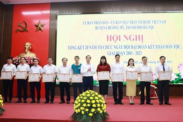 Ủy ban MTTQ Việt Nam huyện Chương Mỹ - Thực hiện tốt các nhiệm vụ trọng tâm