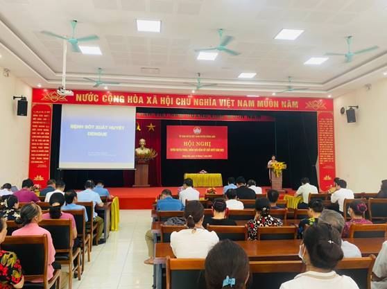 Ủy ban MTTQ Việt Nam huyện Đông Anh tổ chức hội nghị tuyên truyền phòng chống dịch bệnh sốt xuất huyết năm 2023