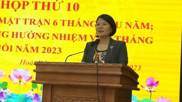 Ủy ban MTTQ Việt Nam huyện Hoài Đức tổ chức kỳ họp thứ 10, khóa XX, nhiệm kỳ 2019-2024