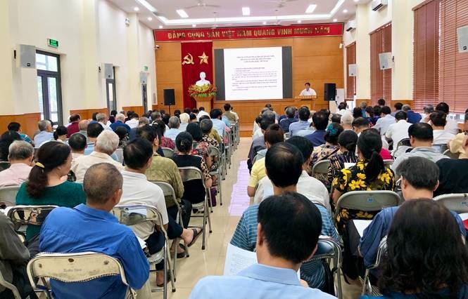 Ủy ban MTTQ Việt Nam quận Thanh Xuân tập huấn nghiệp vụ công tác tuyên truyền, nắm bắt và tập hợp ý kiến, kiến nghị của Nhân dân