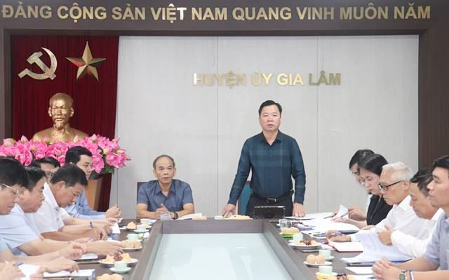 Ủy ban MTTQ Việt Nam TP Hà Nội kiểm tra việc thực hiện Hướng dẫn số 30/HD-MTTQ-BTT của Ban Thường trực Uỷ ban MTTQ Việt Nam TP tại huyện Gia Lâm