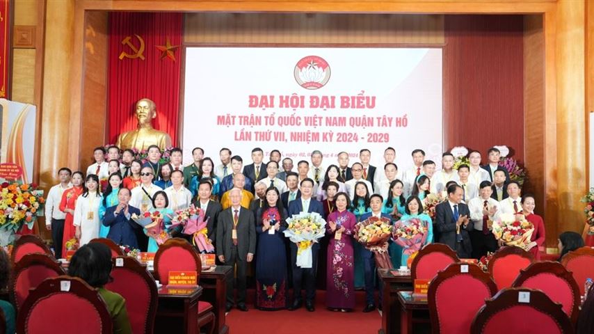 Đại hội đại biểu Mặt trận Tổ quốc Việt Nam quận Tây Hồ lần thứ VII
