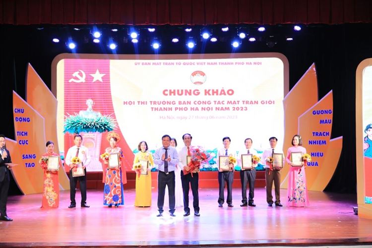 Hội thi Trưởng ban Công tác Mặt trận giỏi TP Hà Nội năm 2023: Truyền cảm hứng cho cán bộ Mặt trận