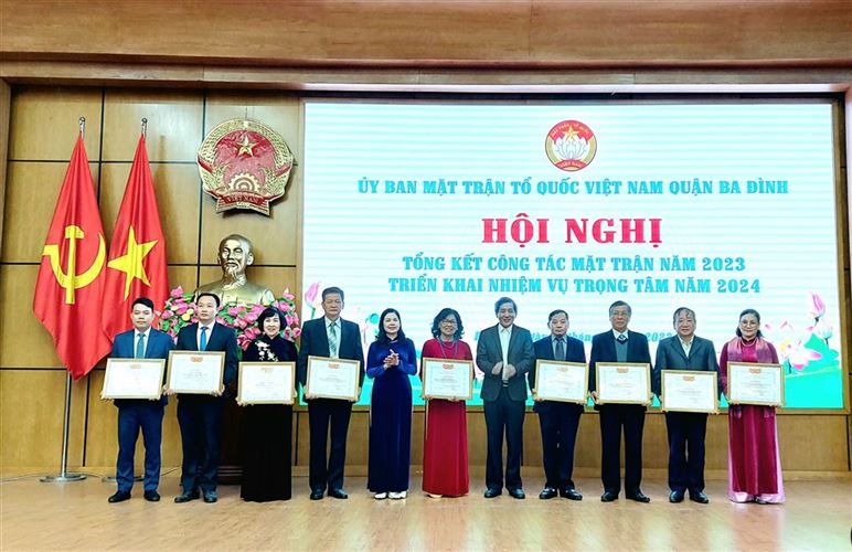 Quận Ba Đình hoàn thành Đại hội MTTQ cấp phường trong tháng 2-2024