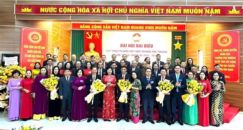 Tây Hồ: Đại hội đại biểu MTTQ Việt Nam phường Phú Thượng lần thứ XV, nhiệm kỳ 2024-2029.
