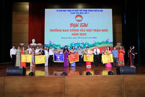 Hội thi Trưởng ban công tác Mặt trận giỏi Cụm thi đua số 1 Ủy ban MTTQ Việt Nam TP Hà Nội