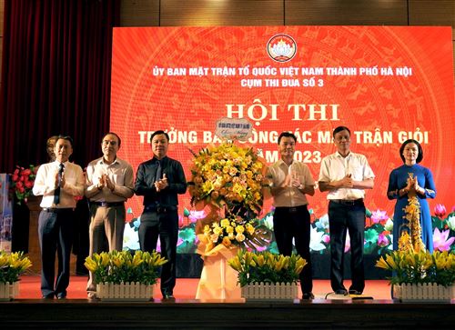 Hội thi Trưởng ban công tác Mặt trận giỏi Cụm thi đua số 3 Ủy ban MTTQ Việt Nam TP Hà Nội