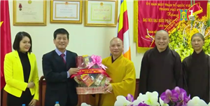 Chúc mừng năm mới giáo hội phật giáo Việt Nam TP Hà Nội