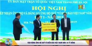 Tiếp nhận ủng hộ quỹ Vì Biển, đảo Việt Nam đợt 1 năm 2019 VD