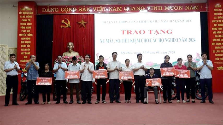 Uỷ ban MTTQ Việt Nam huyện Mỹ Đức thi đua lập thành tích thiết thực chào mừng 69 năm ngày thành lập MTTQ Việt Nam 10/9/1955