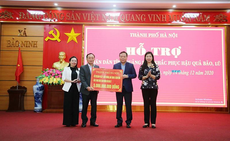 Hà Nội hỗ trợ tỉnh Quảng Bình xây điểm trường kiêm nhà tránh lũ cộng đồng