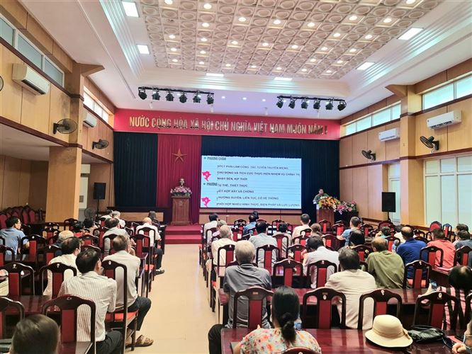 Ủy ban MTTQ Việt Nam quận Hai Bà Trưng phối hợp tổ chức hội nghị tuyên truyền về phòng chống tội phạm và tệ nạn xã hội