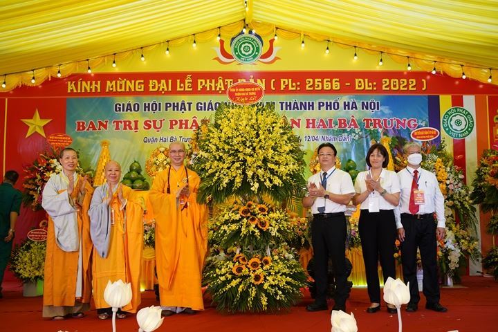 Ban trị sự Giáo hội Phật giáo Việt Nam quận Hai Bà Trưng tổ chức Đại lễ  Phật đản Phật lịch 2566, Dương lịch 2022