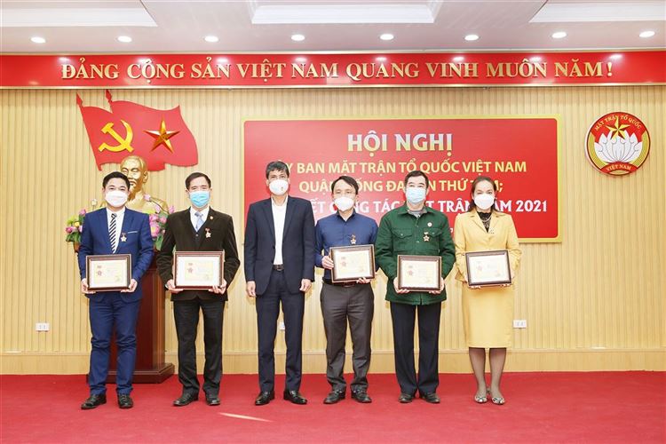Hội nghị Ủy ban MTTQ Việt Nam quận Đống Đa lần thứ 8, nhiệm kỳ 2019-2024; tổng kết công tác Mặt trận năm 2021
