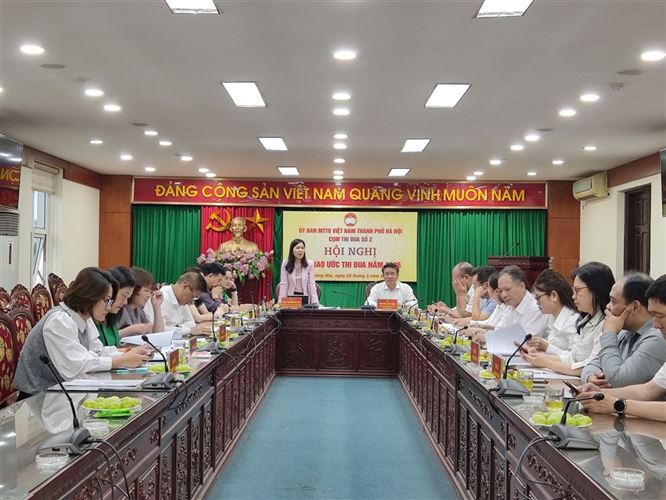 Ủy ban MTTQ Việt Nam thành phố Hà Nội: Cụm thi đua số 2 phấn đấu hoàn thành xuất sắc các nhiệm vụ đề ra