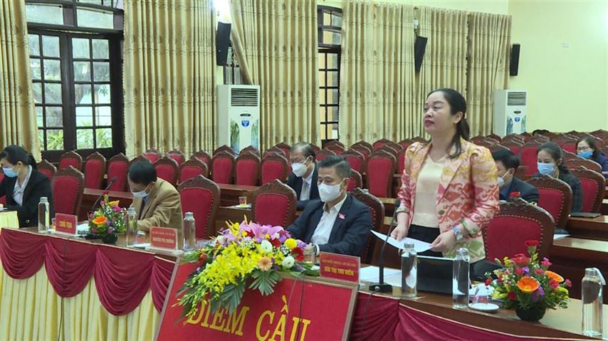 bầu cử số 15 HĐND TP tiếp xúc cử tri tại huyện Ứng Hòa trước Kỳ họp thứ 3