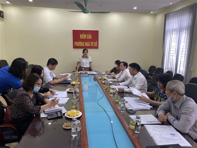 Ủy ban MTTQ Việt Nam quận Đống Đa tổ chức đoàn kiểm tra công tác vận động quản lý, sử dụng các loại Quỹ