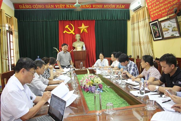 Ủy ban MTTQ Việt Nam huyện Chương Mỹ giám sát việc thực hiện các chính sách hỗ trợ người dân gặp khó khăn do đại dịch Covid-19 