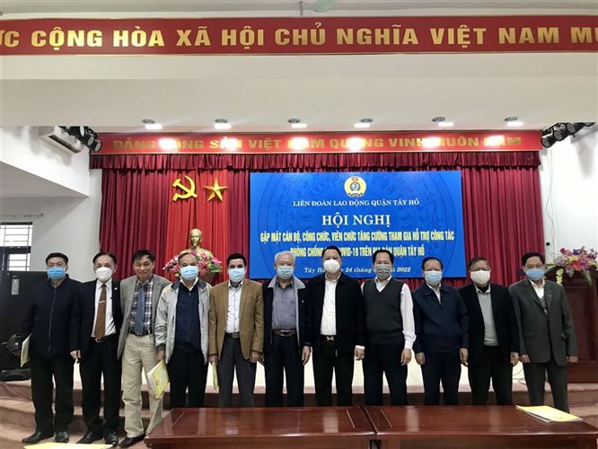 Ban tư vấn Ủy ban MTTQ Việt Nam quận Tây Hồ với những thành tích xuất sắc năm 2021 và nhiệm vụ trọng tâm năm 2022