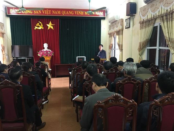huyện Ba Vì tổ chức hội nghị giao ban nắm bắt tiến độ vận động ủng hộ quỹ “Vì Biển, đảo Việt Nam” năm 2019