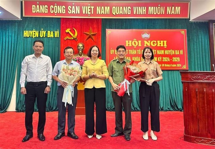 Hội nghị lần thứ ba Ủy ban MTTQ Việt Nam huyện Ba Vì khóa XIV, nhiệm kỳ 2024-2029 