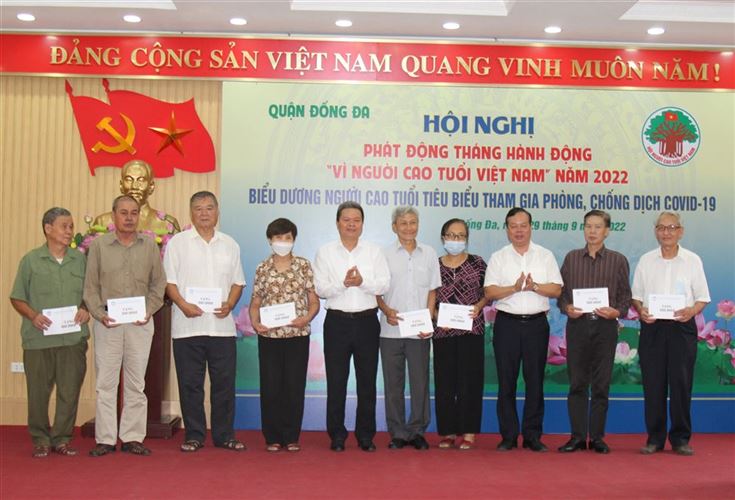Ban đại diện Hội Người cao tuổi quận Đống Đa phát động Tháng hành động “Vì người cao tuổi Việt Nam” năm 2022