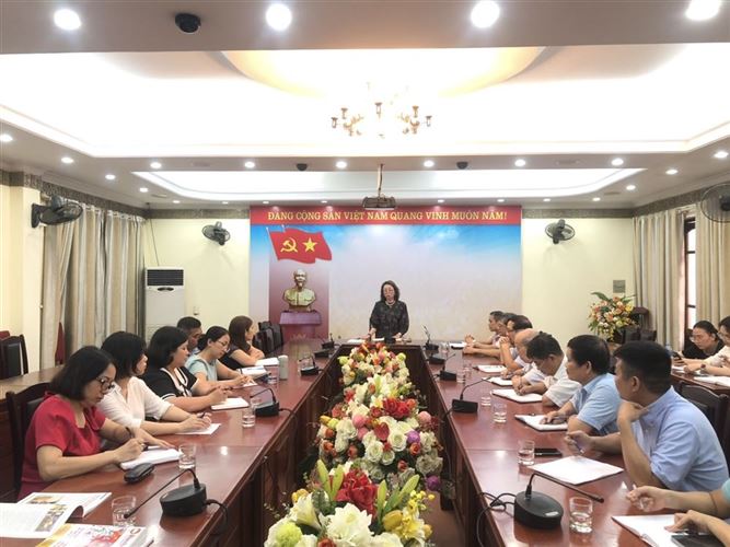 Uỷ ban MTTQ Việt Nam quận Đống Đa tổ chức hội nghị giao ban công tác Mặt trận tháng 7 năm 2024