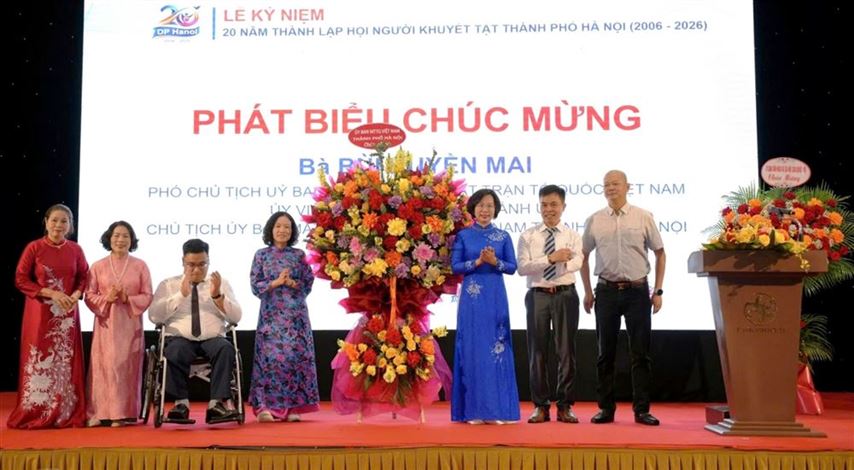 Hội Người khuyết tật TP Hà Nội: 20 năm bền bỉ kiến tạo giá trị, lan tỏa tinh thần hòa nhập