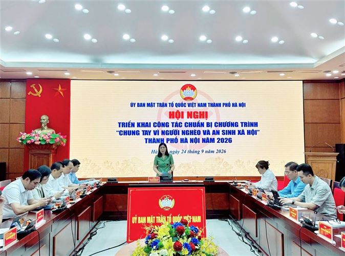 Hà Nội chuẩn bị tổ chức Chương trình “Chung tay vì người nghèo và an sinh xã hội” năm 2026