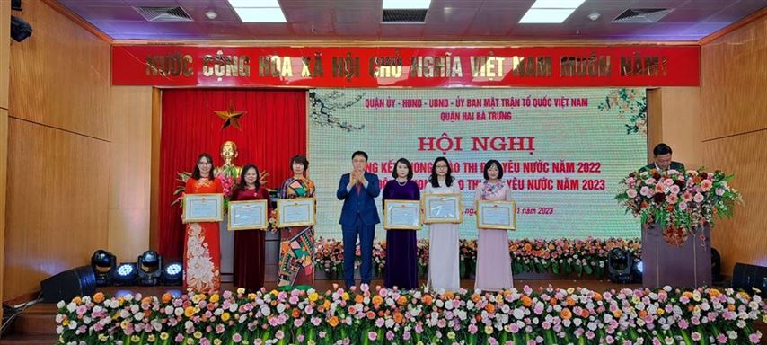 Ủy Ban MTTQ Việt Nam quận Hai Bà Trưng phát huy vai trò cầu nối thúc đẩy các phong trào thi đua yêu nước năm 2022