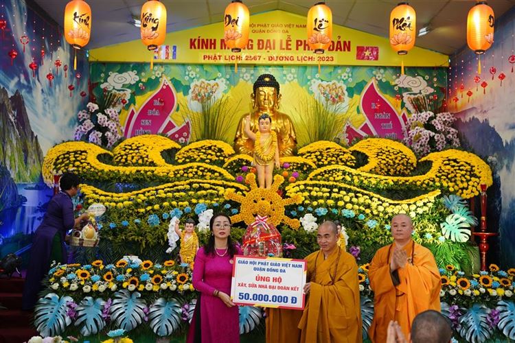  Quận Đống Đa tổ chức lễ Phật đản Phật lịch 2567- Dương lịch 2023 tại chùa Bộc, quận Đống Đa, thành phố Hà Nội.