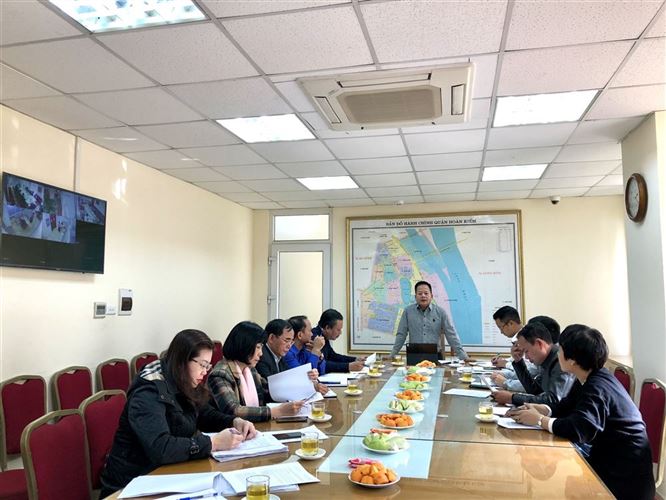 Ủy ban MTTQ Việt Nam quận Hoàn Kiếm giám sát việc thực hiện các quy định của pháp luật trong triển khai thực hiện các dự án, công trình đầu tư công trên địa bàn quận năm 2022