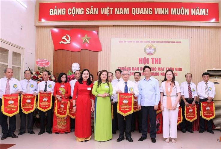 Hội thi Trưởng Ban Công tác Mặt trận giỏi phường Thịnh Quang, quận Đống Đa năm 2023