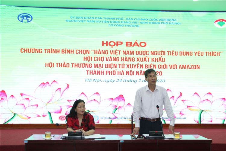 Họp báo chương trình bình chọn “Hàng Việt Nam được người tiêu dùng yêu thích” năm 2020