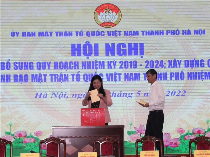 Ủy ban MTTQ Việt Nam TP rà soát, bổ sung, xây dựng quy hoạch chức danh lãnh đạo Mặt trận Tổ quốc Việt Nam TP nhiệm kỳ 2019-2024; 2024-2029