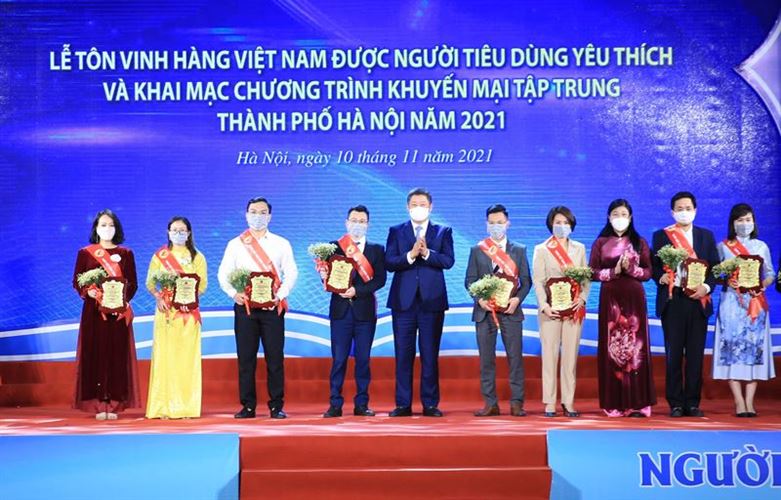 Hà Nội: Tôn vinh 213 sản phẩm Hàng Việt Nam được người tiêu dùng yêu thích
