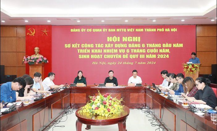 Tập trung tổ chức thành công Đại hội đại biểu MTTQ Việt Nam thành phố Hà Nội, lần thứ XVIII 