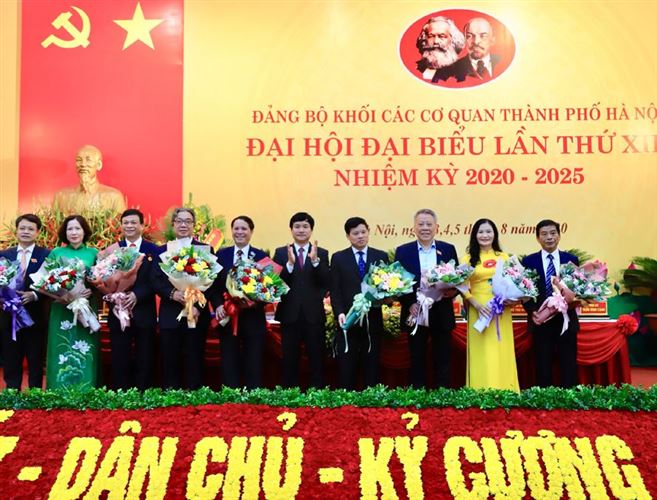 Đại hội đại biểu Đảng bộ Khối các cơ quan thành phố Hà Nội thành công tốt đẹp